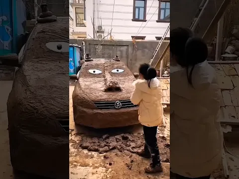 لينا لطخت سيارة أبي بالتراب! 😱🚗 #shorts