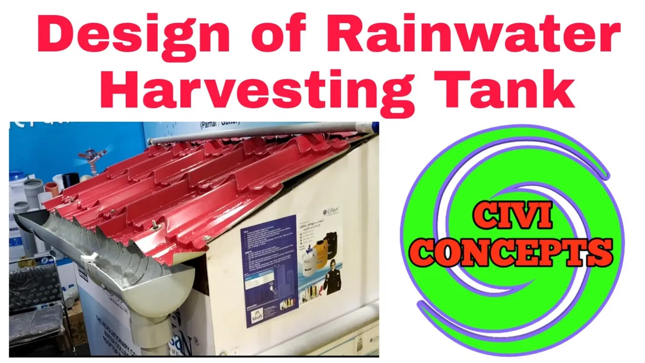 Design of Rainwater Harvesting Water Tank
