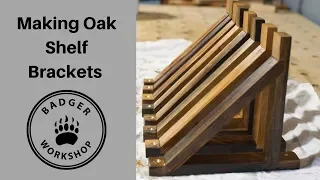 Oak Shelf Brackets
