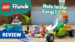 CORGIS! 2025 Lego Friends Surfing Dogs and Scooter Adventure REVIEW! 🤩 (42641)