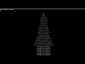 Christmas Tree Pattern in C
