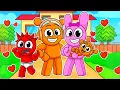 Download Lagu OREN \u0026 PINKI Adopt BABY SPRUNKI For 24 HOURS!