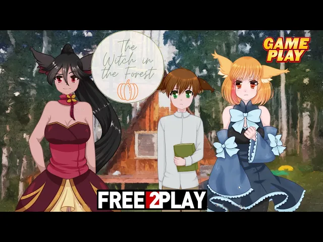 The Witch in the Forest  ★ Gameplay ★ PC Steam [ Free to Play ] Visual novel 2020 ★ HD 1080p60FPS