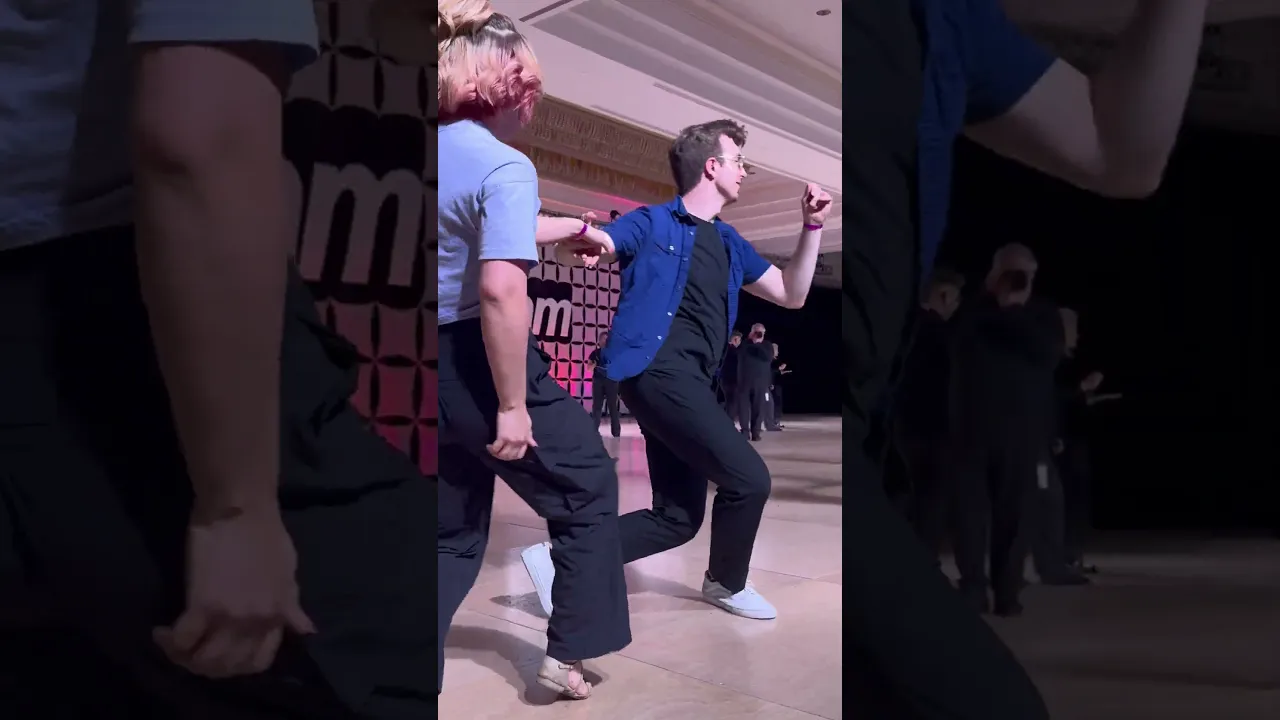 Improv performance and partnering strategy 🧐 #westcoastswing #dance