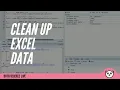 Data Science Live Episode 4 - Cleaning Excel Data