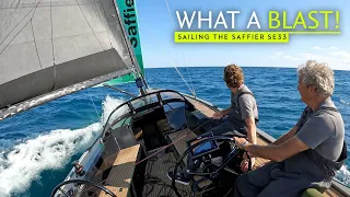 Where thrills and elegance combine… a sizzling sail on the Saffier SE33 Life