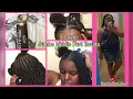 2 Layer Jumbo Tribal Middle Part Braids