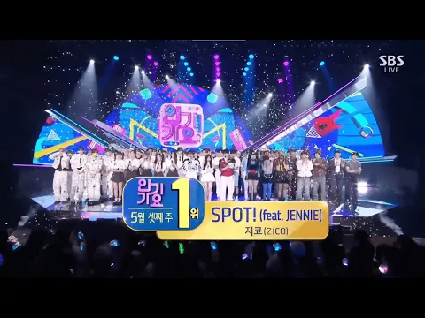 Download MP3 ZICO (지코) - 'SPOT! (feat. JENNIE)' 2nd Win on SBS Inkigayo 240519