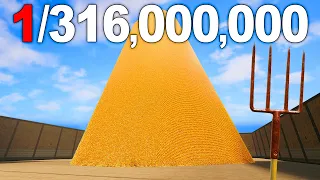 I pushed the needle in a haystack game to it's limits