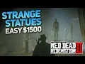 Red Dead Redemption 2 Strange Statues Puzzle Guide - Easy 1500 3 Gold Bars