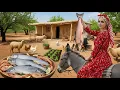 Lagu Village Life In Iran: Amazing Cooking \u0026 Donkey Riding By A Girl
