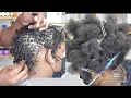 Micro locs installation How to start sister locks on short natural hair
