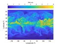 2017 Atmosphere s Precipitable Water PW from ERA5