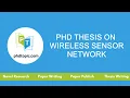 P Thesis on Wireless Sensor Network MS Thesis on Wireless Sensor Network