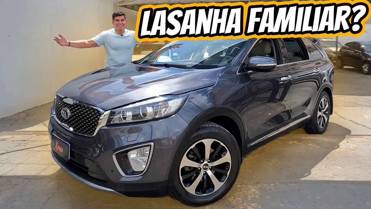 Kia Sorento V6 EX 2016 - SUV potente com 270cv, espaçoso com 7 lugares e BONITO!