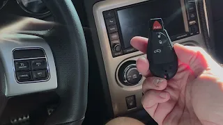 How to Program a New Key Fob to a 2013 Dodge Challenger SRT8 2009-2014