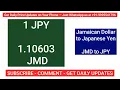 Japanese Yen to Jamaican Dollar Japan Exchange Rates Today JPY to JMD