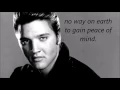 Crying in the Chapel ELVIS PRESLEY with