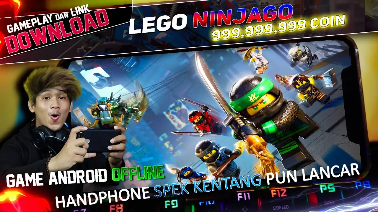 The LEGO Ninjago Movie Videogame - Gold Ninja Unlocked + Gameplay (220 Gold Bricks). 