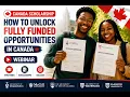 From Application to Admission How to Win Fully Funded Scholarships in Canada 2027 Guide