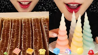 ASMR HONEY COMB, SOUR TAFFY, WAX CANDY, CHOCOLATE MUKBANG ⚗️