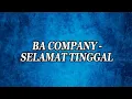 Download Lagu Ba Company - Selamat Tinggal (ost. bukan cinta biasa) | Cover Vidio Lirik Lagu | Demas Alfy 62
