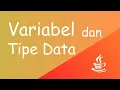 Variabel dan Tipe Data dalam Java