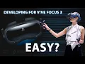 VIVE FOCUS 3 - My first week developing its been tricky
