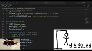 ASMR Python Coding Scripting Hangman Game Relaxing Keyboard Sounds