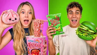 24 HORAS COMIENDO DEL MISMO COLOR
