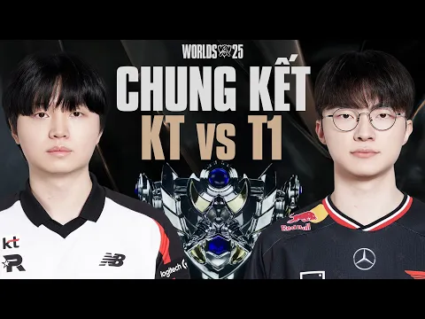 Video Thumbnail: KT vs T1 | CKTG 2025 - Chung Kết Ngày 09.11.2025