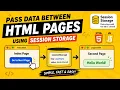 How to Pass Data Between Web Pages with Session Storage HTML Tutorial IT WALA