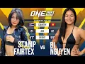 Download Lagu The Sound Of Those SHOTS 👊🔊 Stamp Fairtex vs. Bi Nguyen Full Fight