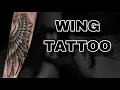 Wing tattoo time lapse how to tattoo wings how to tattoo angle wings