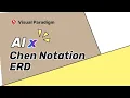 Visual Paradigm AI x Chen Notation ERD