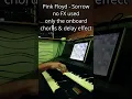 Pink Floyd - Sorrow synths and lead guitar on Yamaha Electone HS-6! #shorts #pinkfloyd #sorrow