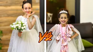 العروس العربيه Vs العروس الاجنبيه روزا جمعت الف دينار روزا جوجو 