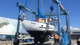 Hauling out at the Boatworks Australia | Episode 20 Sailing Catalpa