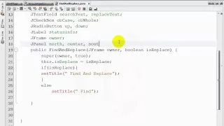 Java Notepad Project Find And Replace -part 11