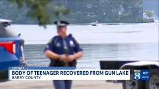 Crews recover drowned teen s body from Gun Lake