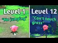 Lagu Kirby, but each level has a different challenge