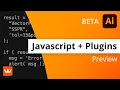We d want your feedback Here s a beta of JavaScript controlling one of our plugins