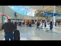 Charlotte CLT Airport Departures - Concourse A 4K R