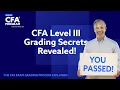 CFA Level III Exam Grading Process CFA Institute