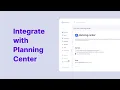 Planning Center Texting Integration