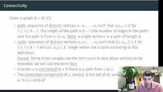 Connectivity in Undirected Graphs