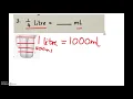MM Question 3 Group 1 fractions of a litre