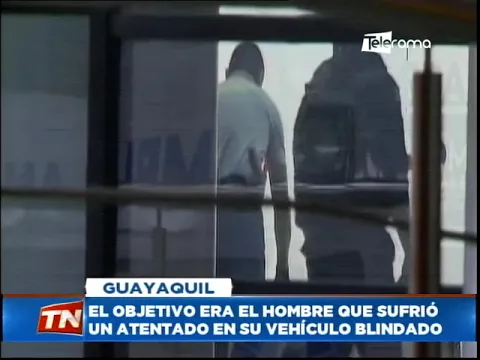 El objetivo era el hombre que sufrió un atentado en su vehículo blindado