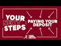 Your Next Steps Freshman Enrollment Deposit