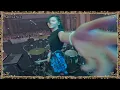 Download Lagu (PART 2) Go Pro Drum Cam || Europe - The Final Countdown | Live On Stage Drum cover by Kalonica Nicx